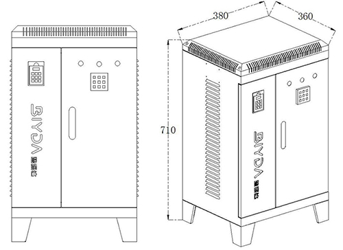 Fonte de alimentação para o aquecimento por indução 20-30 Kw (Em pé)